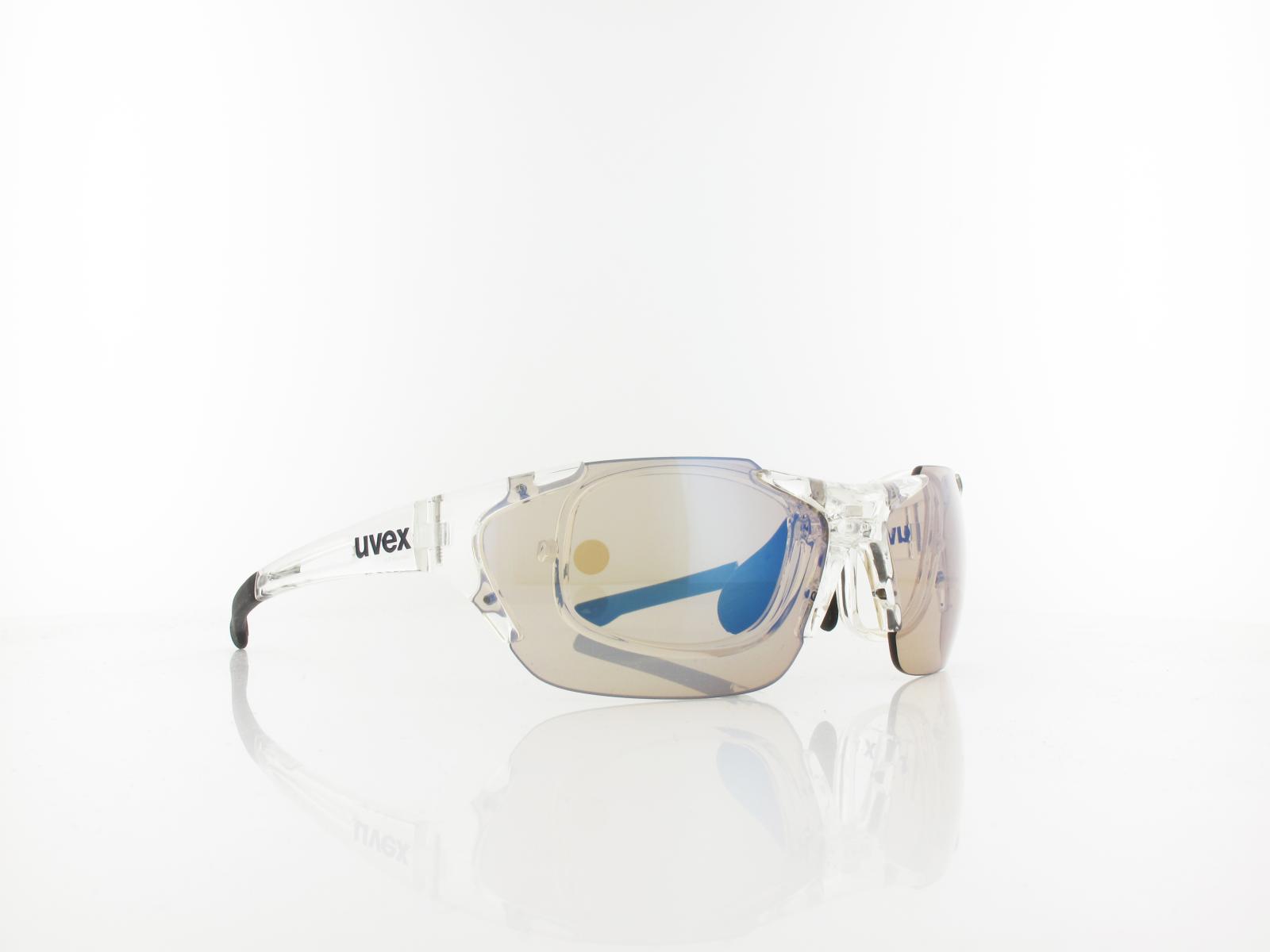 UVEX | RXi 4101 CV V 2100 9043 70 | crystal / ltm blue colorvision variomatic