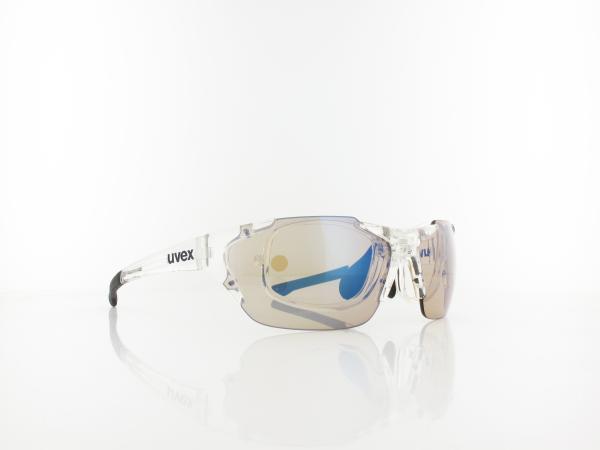 UVEX | RXi 4101 CV V 2100 9043 70 | crystal / ltm blue colorvision variomatic