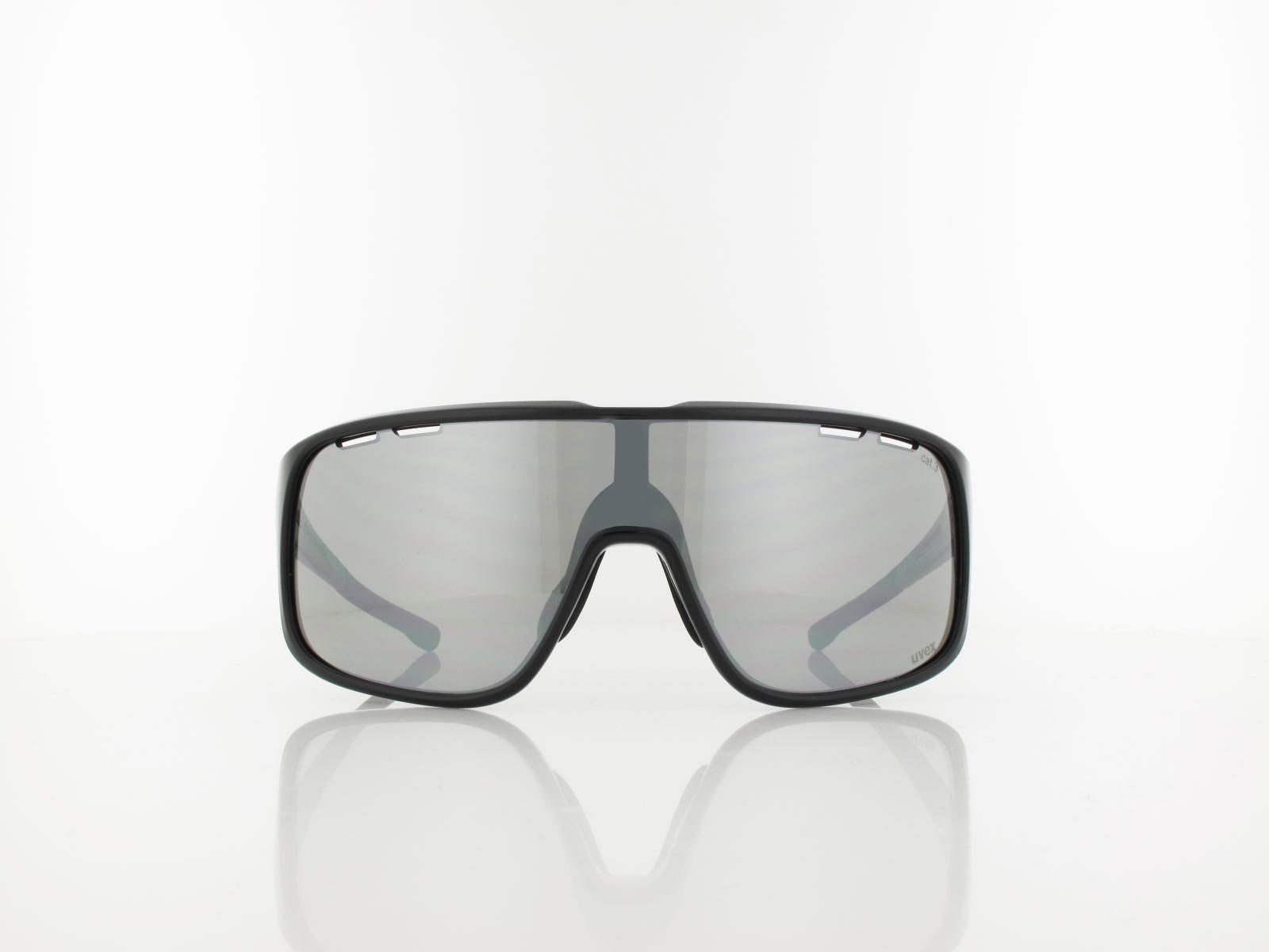 UVEX | RXs 4300 1100 9034 135 | shiny black / grey - silver mirror
