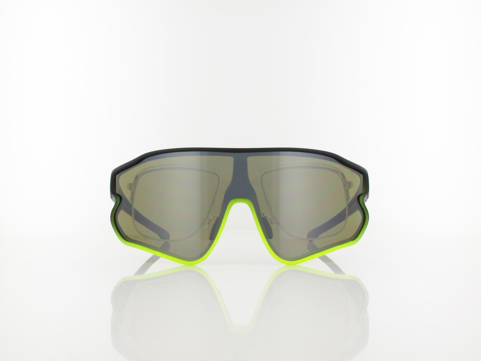 UVEX | RXs 4301 CV 1249 9055 135 | black matt yellow / cv nature - silver mirror