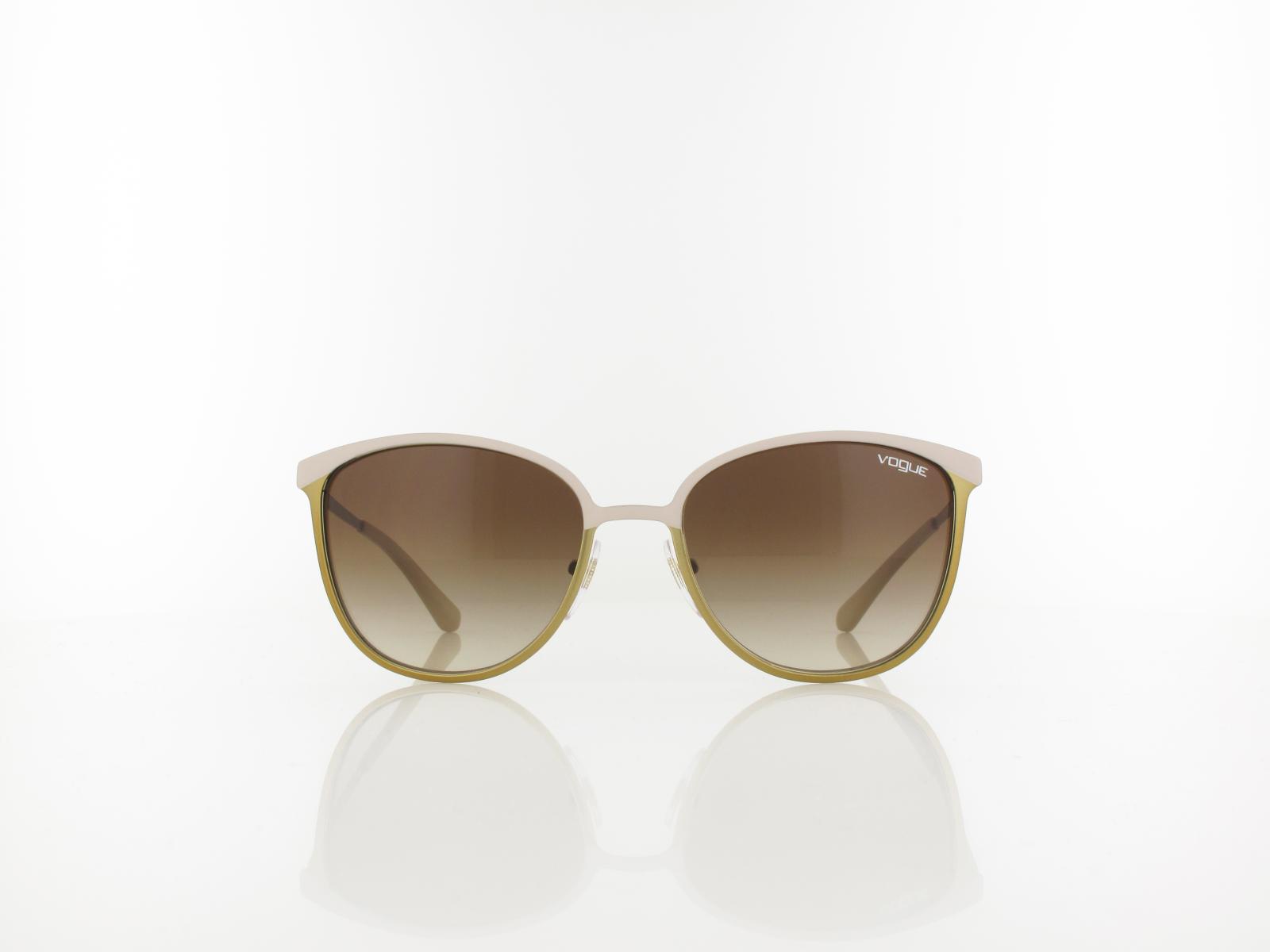 Vogue | VO4002S 996S13 55 | matte beige brushed gold / brown gradient