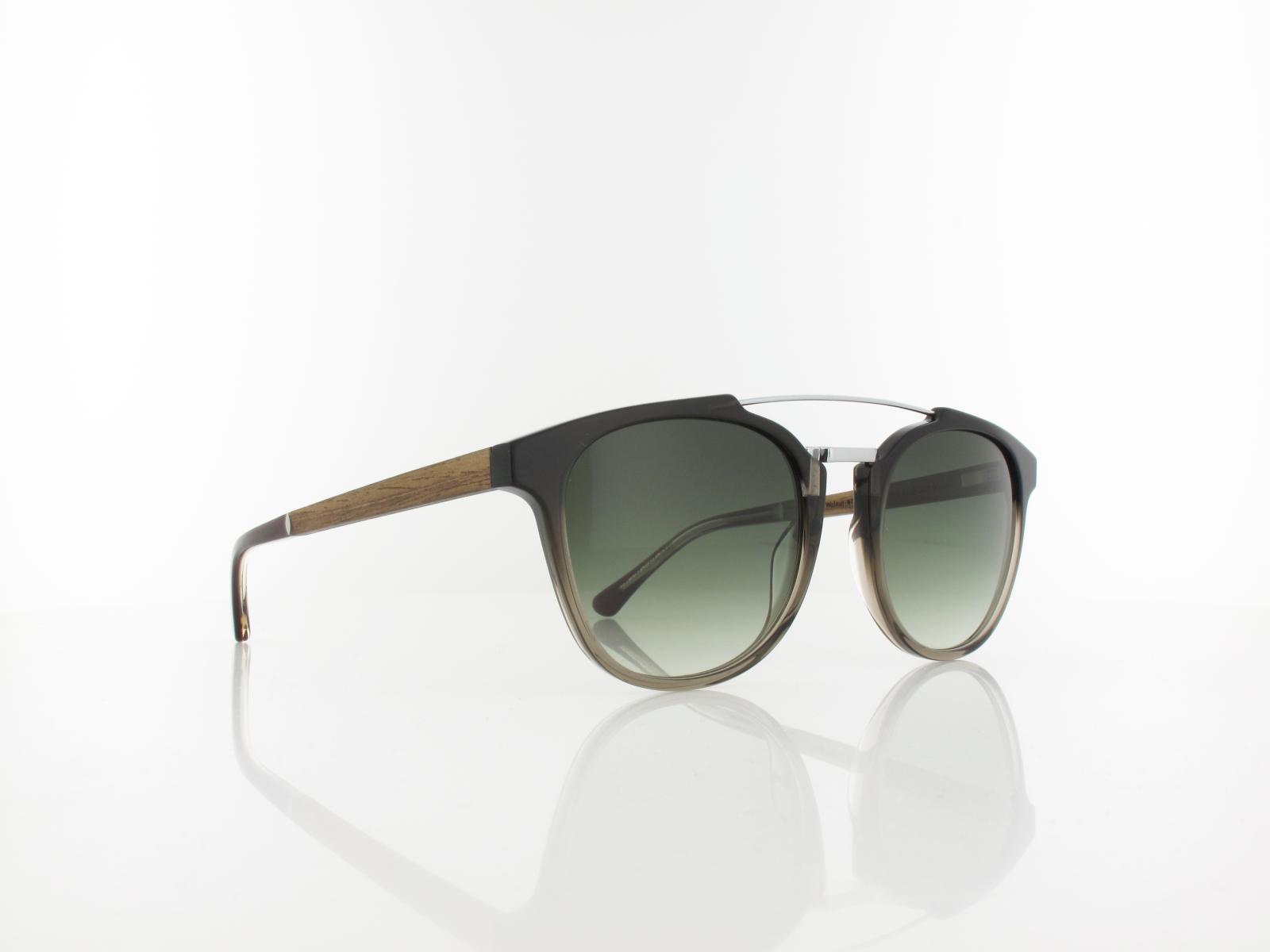 Wood Fellas | Pappenheim 11710 6520 53 | walnut black fade / green gradient