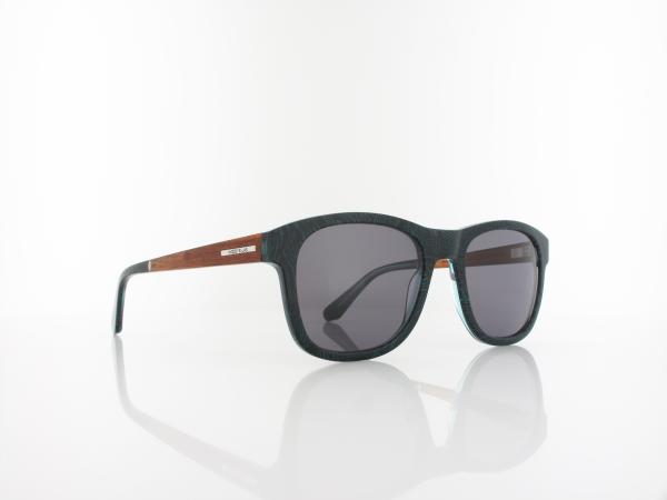 Wood Fellas | Mirror Wood Acetate 11719 6954 55 | macassar blue / grey