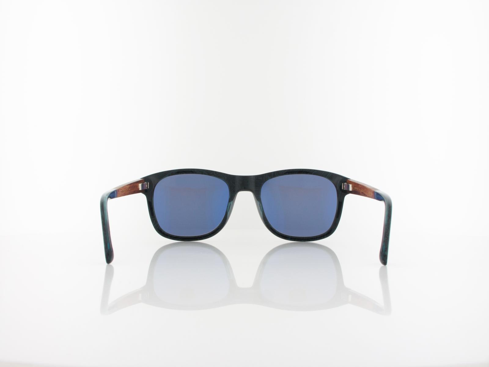 Wood Fellas | Mirror Wood Acetate 11719 6954 55 | macassar blue / grey