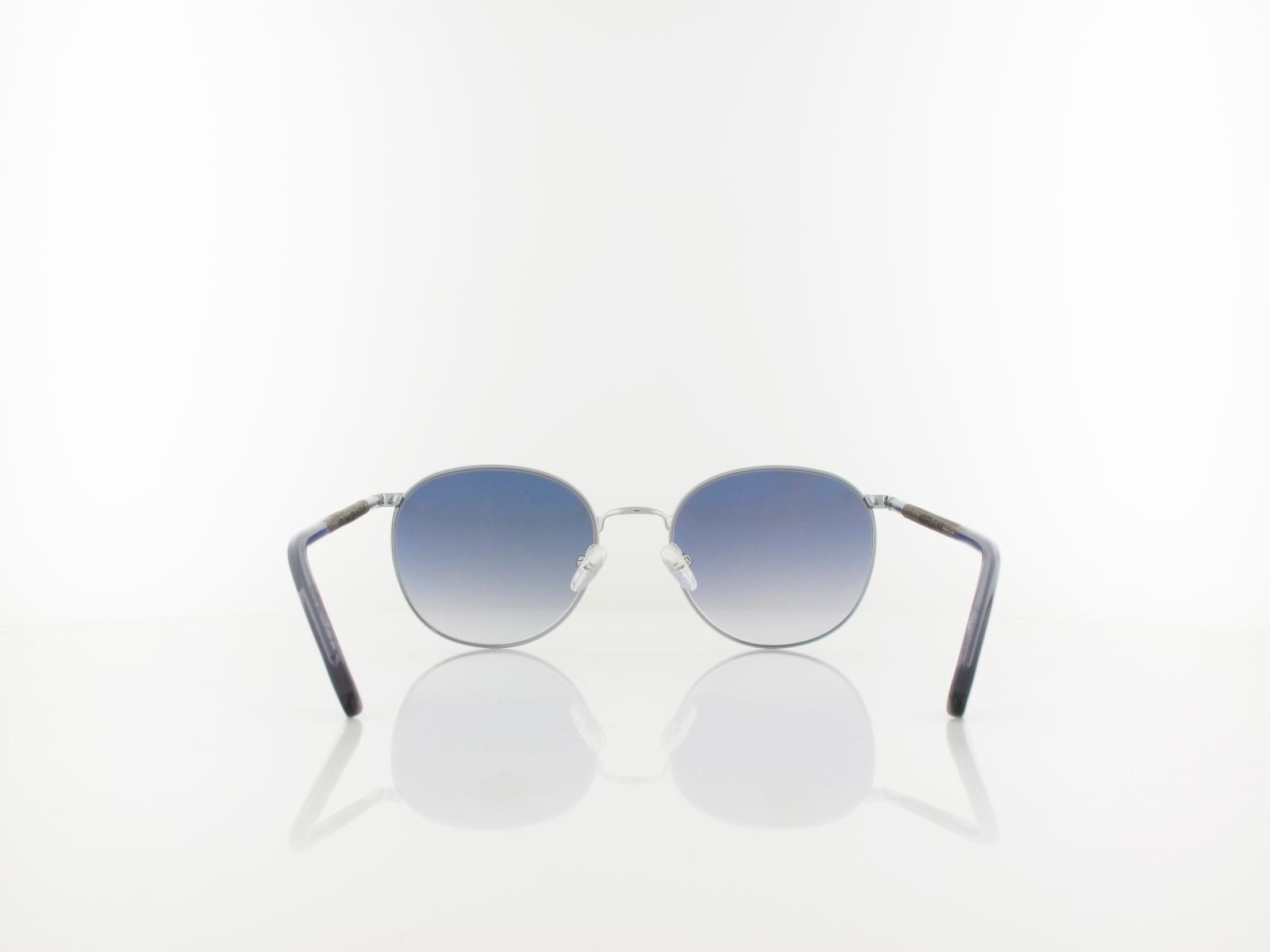 Wood Fellas | Hub Wood Stainless Steel 11723 6875 53 | curled silver / grey gradient mirror