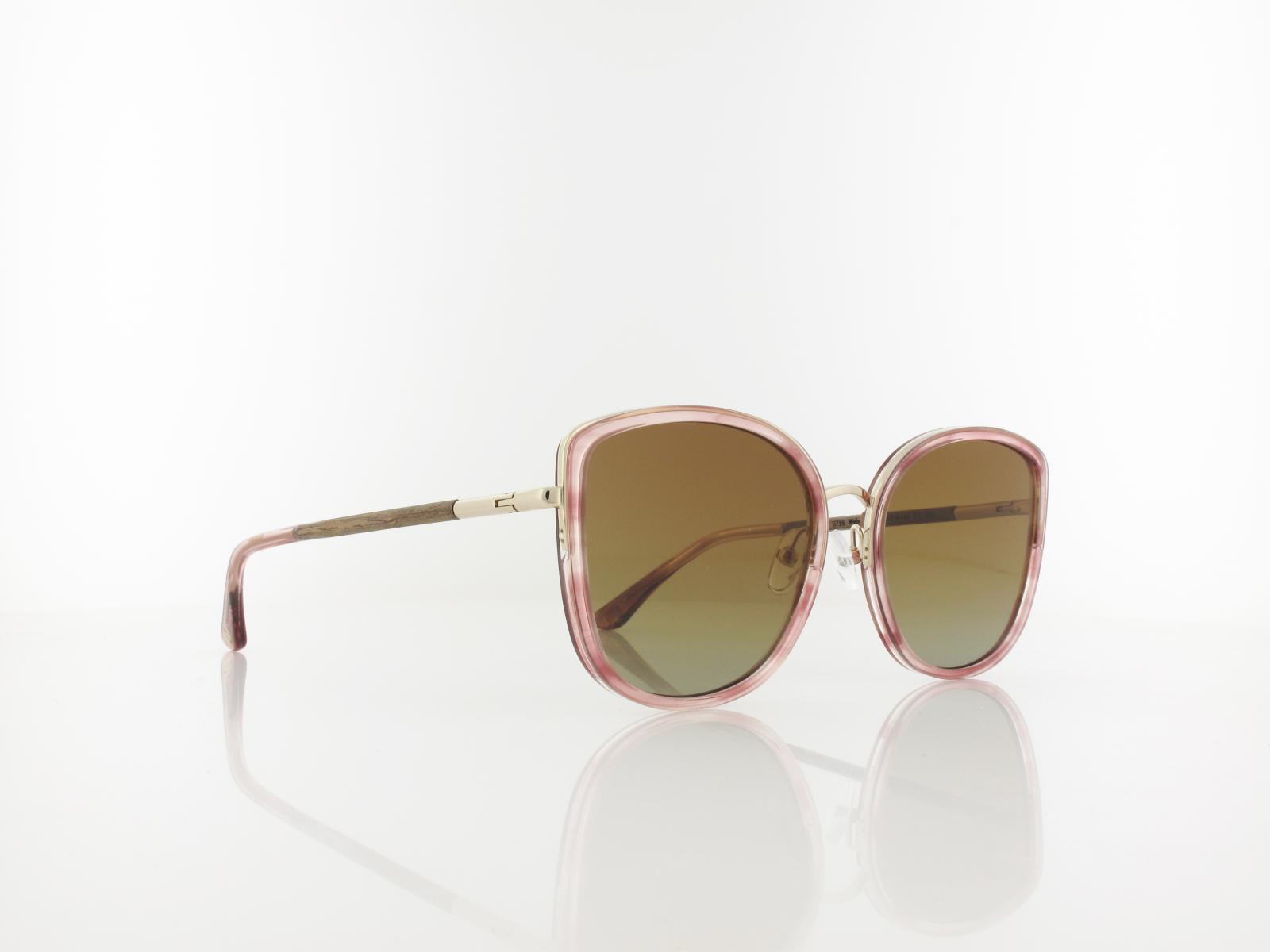 Wood Fellas | Shift Wood Acetate 11725 7078 56 | walnut pink / brown gradient