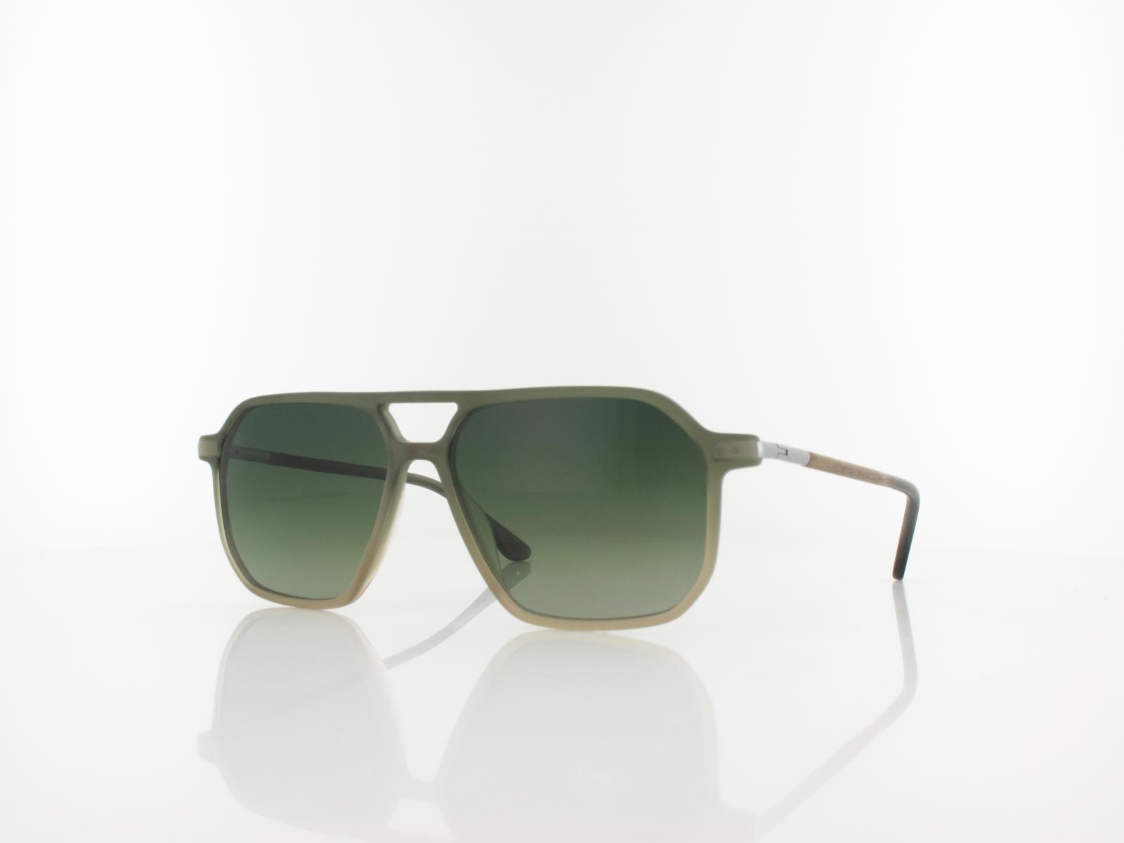 Wood Fellas | Jog Wood Acetate 11728 7084 57 | walnut green / green gradient polarized