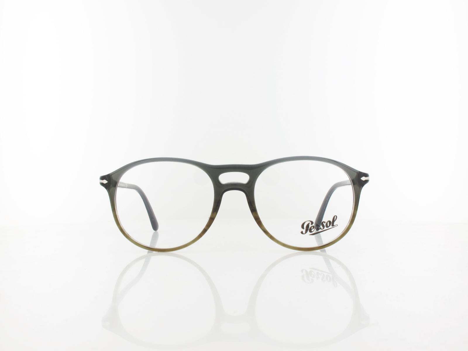 Persol | PO3202V 1012 53 | gradient grey stripped green