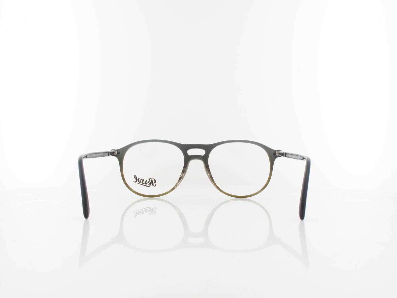 Persol | PO3202V 1012 53 | gradient grey stripped green