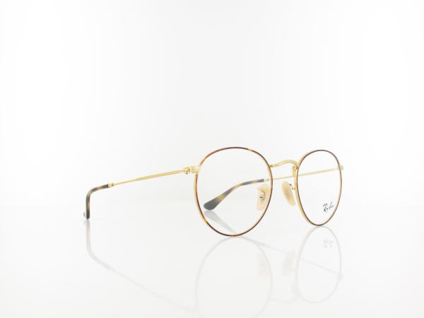 Ray Ban | Round Metal RX3447V 2945 50 | gold on top havana