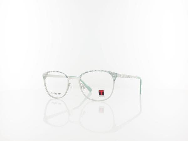 Timezone | Diamond small 10 47 | matte silver mint green