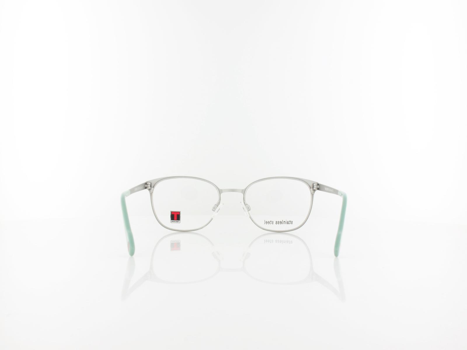 Timezone | Diamond small 10 47 | matte silver mint green