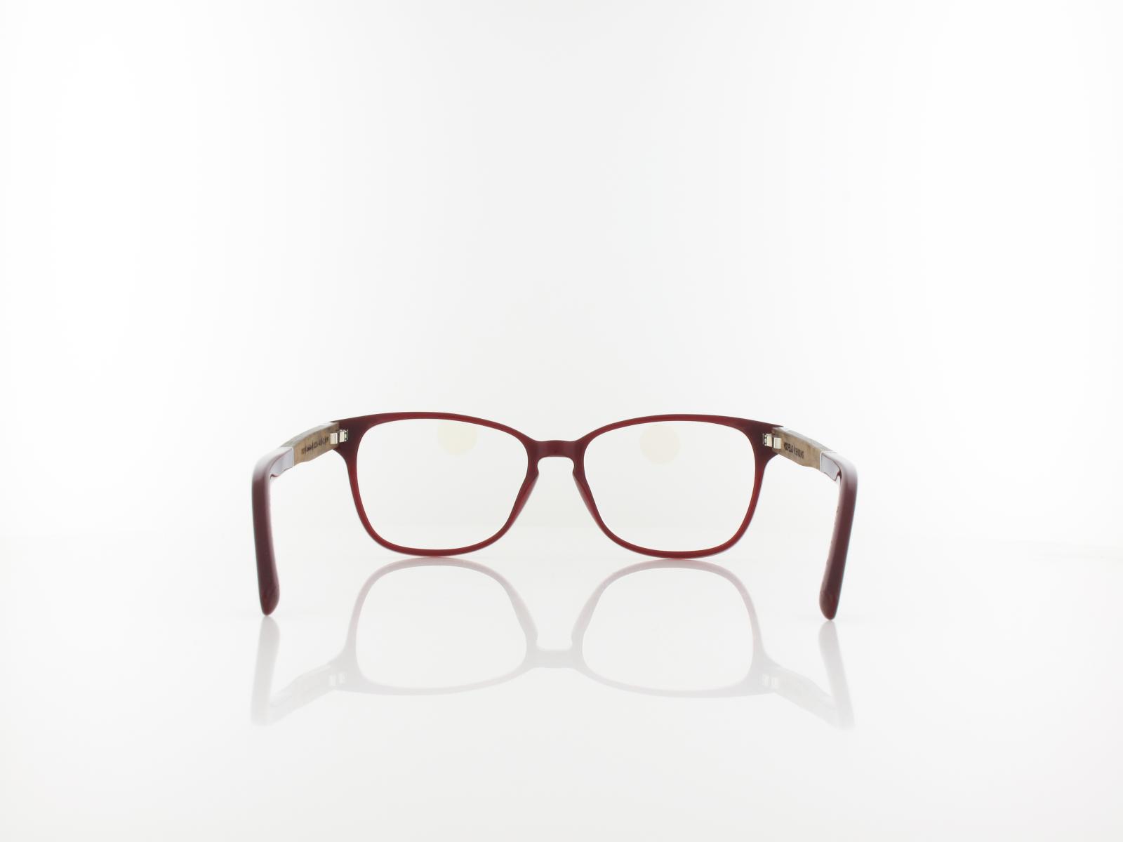 Wood Fellas | Sendling Premium Wood Acetate 10937 6307 53 | curled burgundy