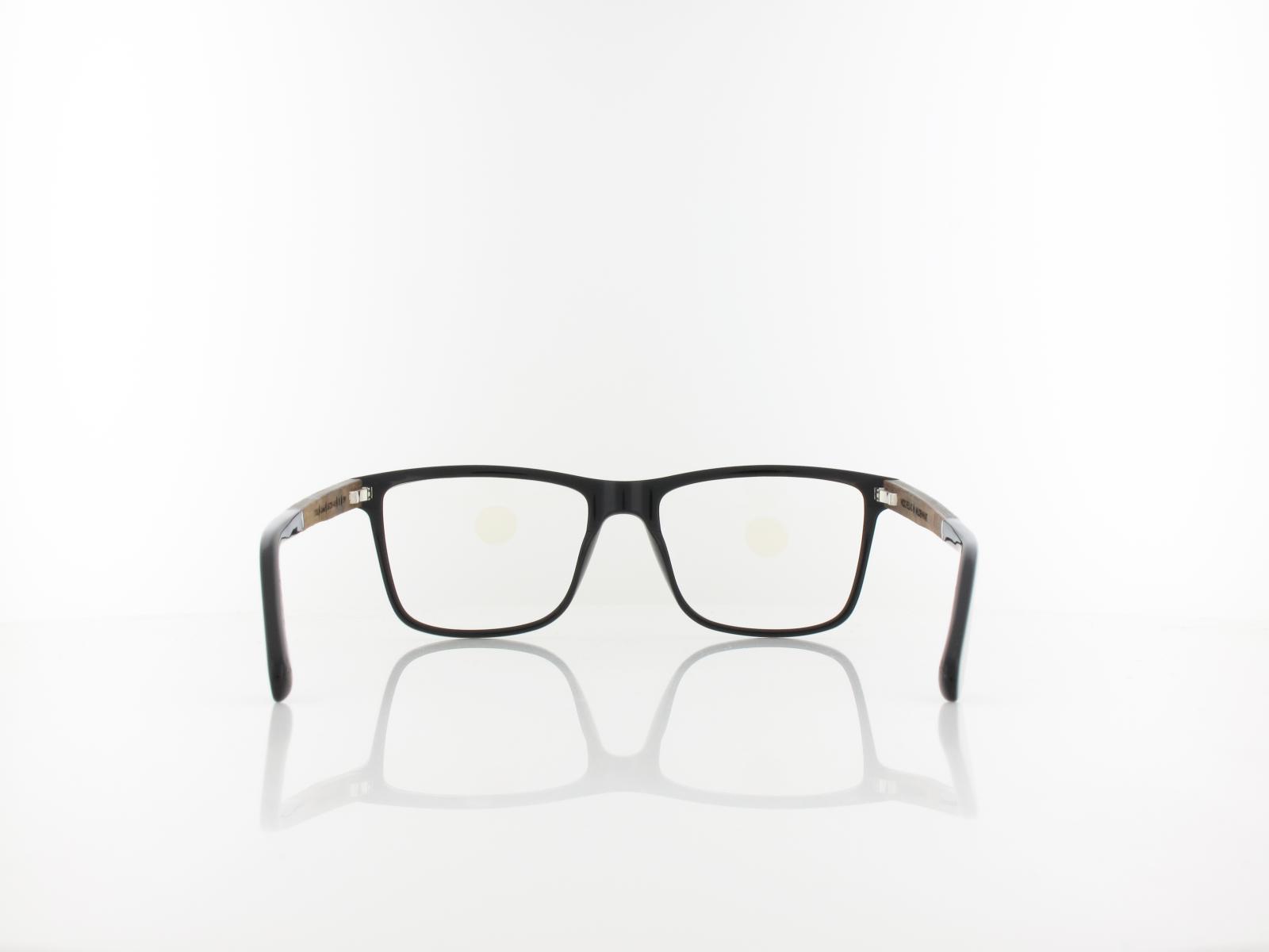Wood Fellas | Wildenwart Wood Acetate 11003 6296 56 | curled polished black