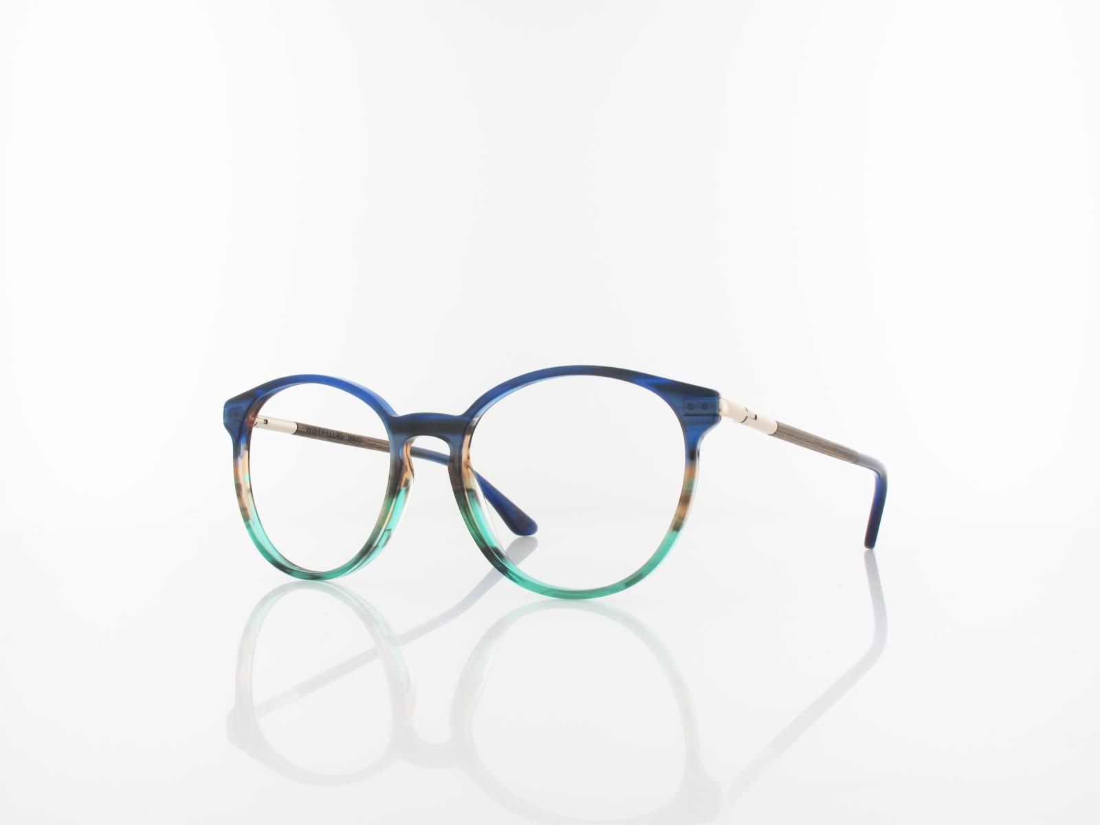 Wood Fellas | Halo Wood Acetate 11020 6713 52 | walnut blue