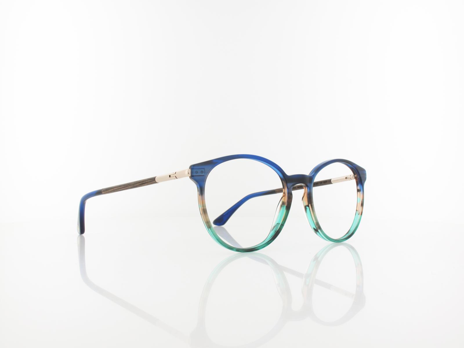 Wood Fellas | Halo Wood Acetate 11020 6713 52 | walnut blue