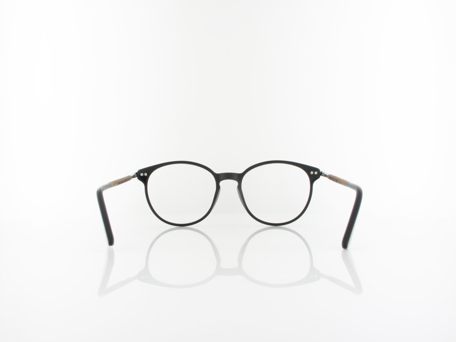 Wood Fellas | Halo Wood Acetate 11020 6990 52 | curled black