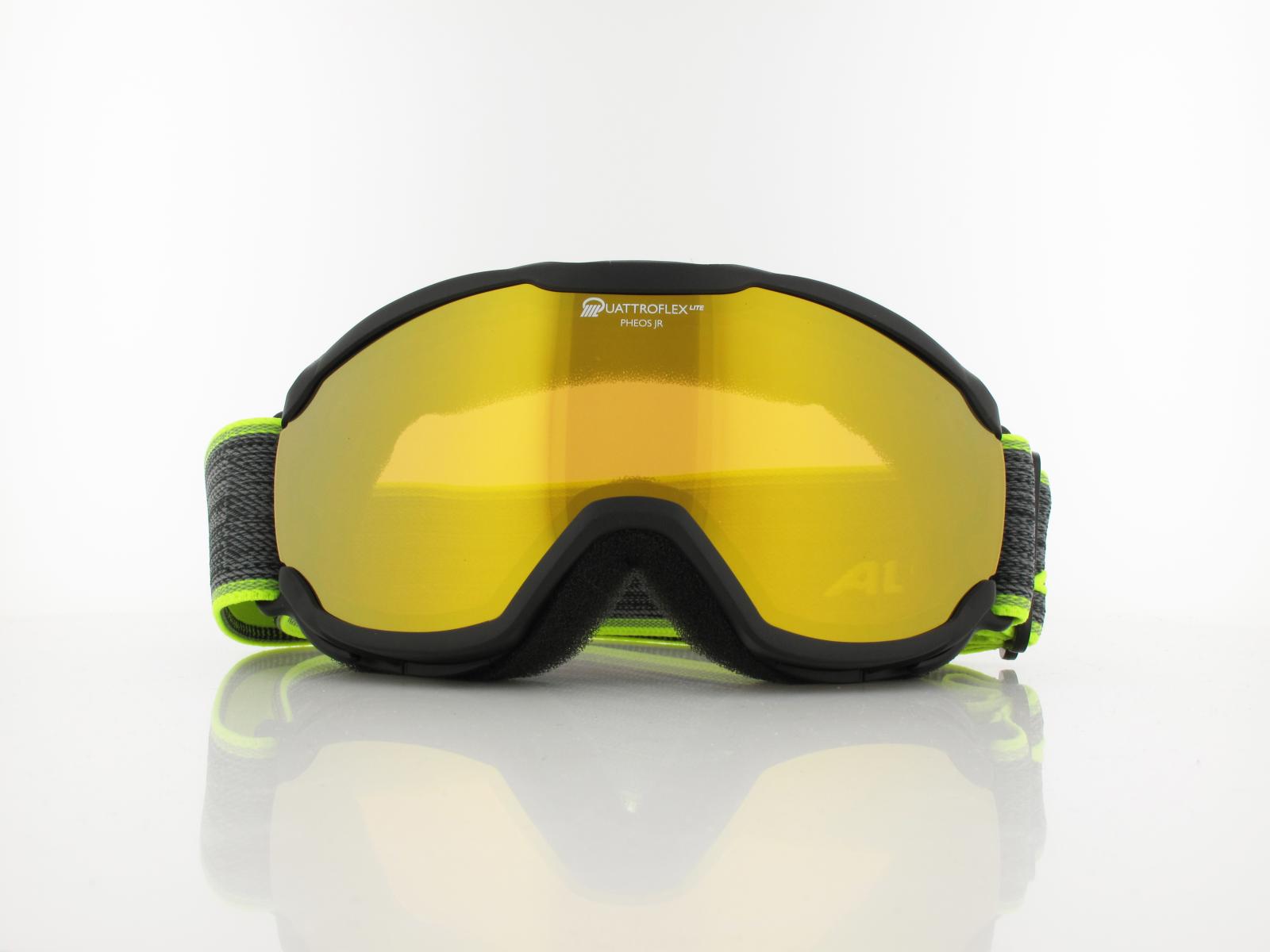 Alpina | PHEOS JR. A7239 833 | black neon matt / Q-LITE gold