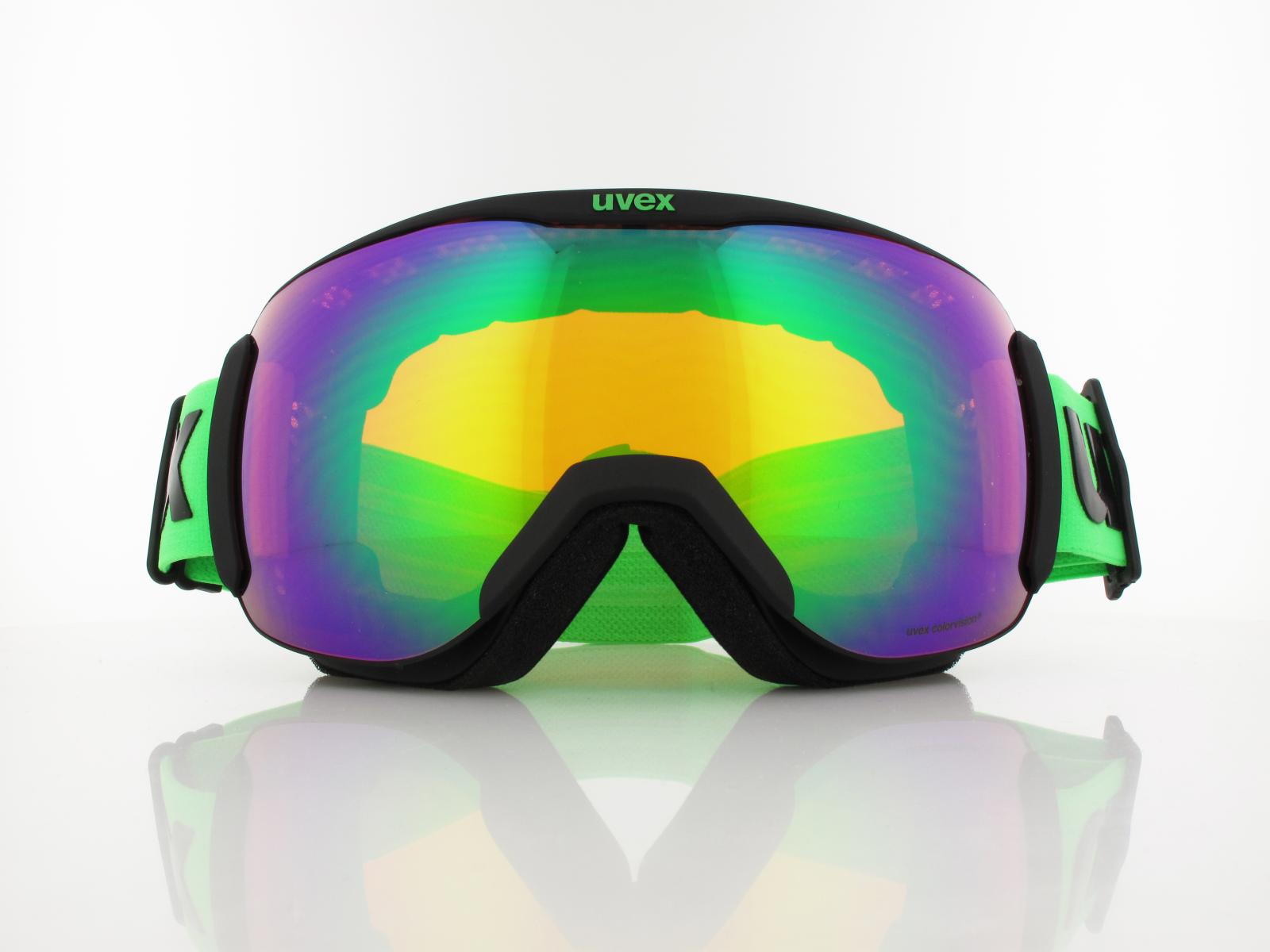 UVEX | downhill 2100 CV S550392 2630 | black mat / mirror green Colorvision