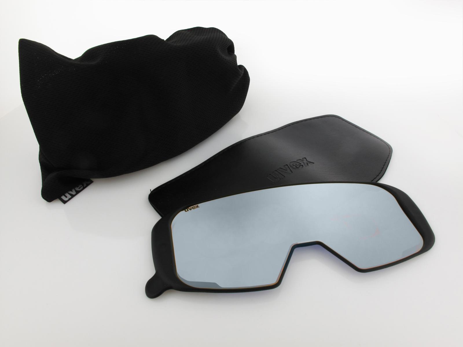 UVEX | saga TO S551351 5030 | rhino mat / SL mirror silver - DL lasergold lite
