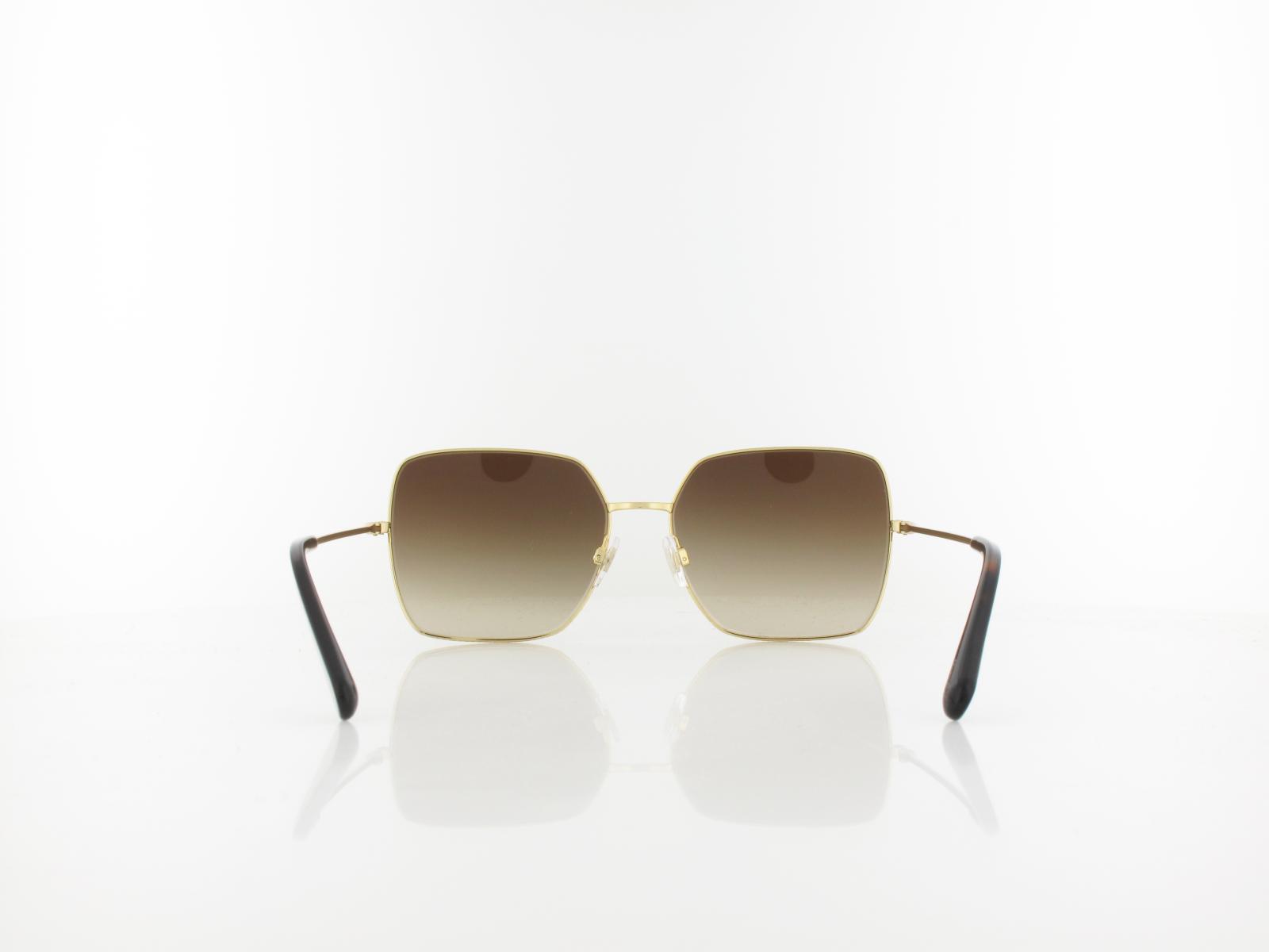 Dolce&Gabbana | DG2242 02/13 57 | gold / brown gradient
