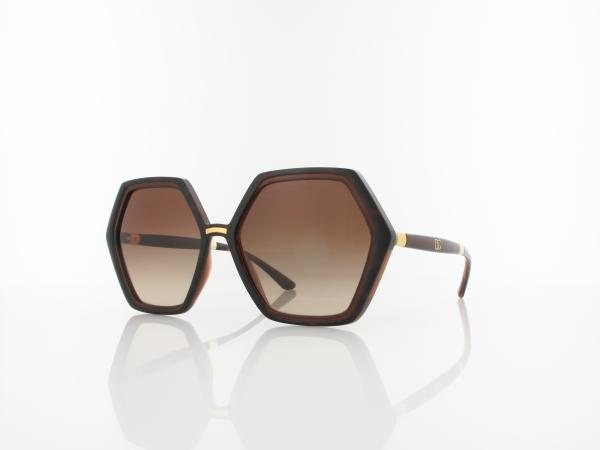 Dolce&Gabbana | DG6167 318513 57 | havana transparent brown / gradient brown