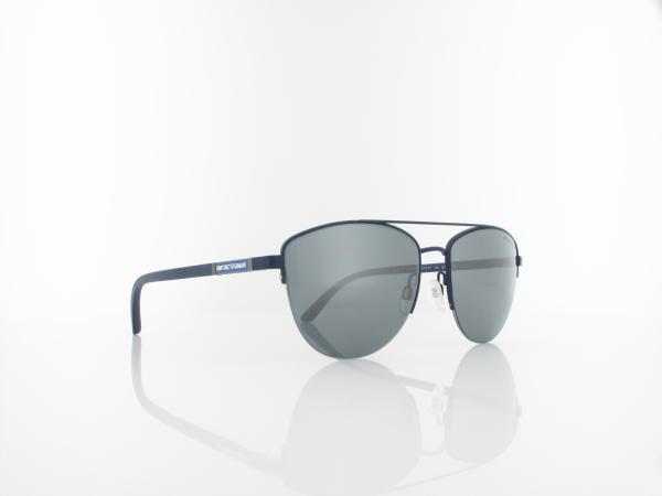 Emporio Armani | EA2116 30186G 57 | matte blue / light grey mirror black