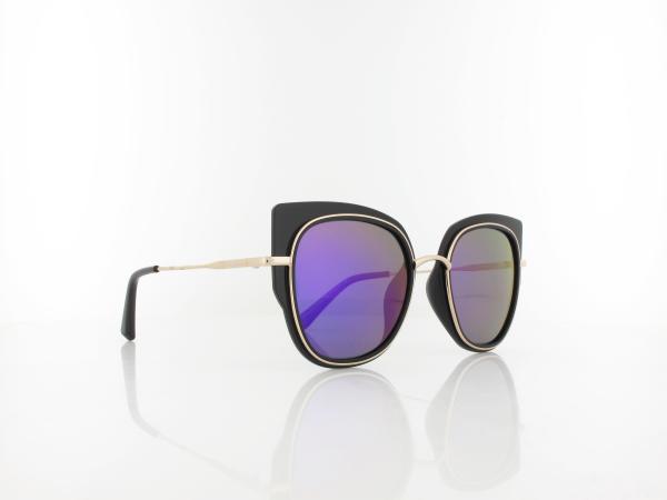 HIS polarized | HPS94121-1 52 | black / smoke with lilac mirror polarized