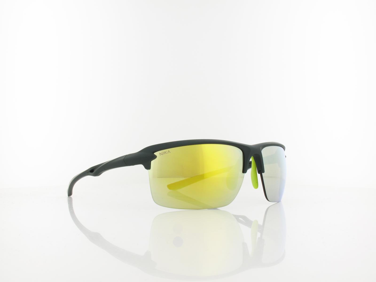 Brilando | Premium Sport M1080 66 | matte green / brown yellow mirror
