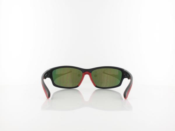 Brilando | Premium Sport M1910 63 | schwarz rot /braun - rot verspiegelt
