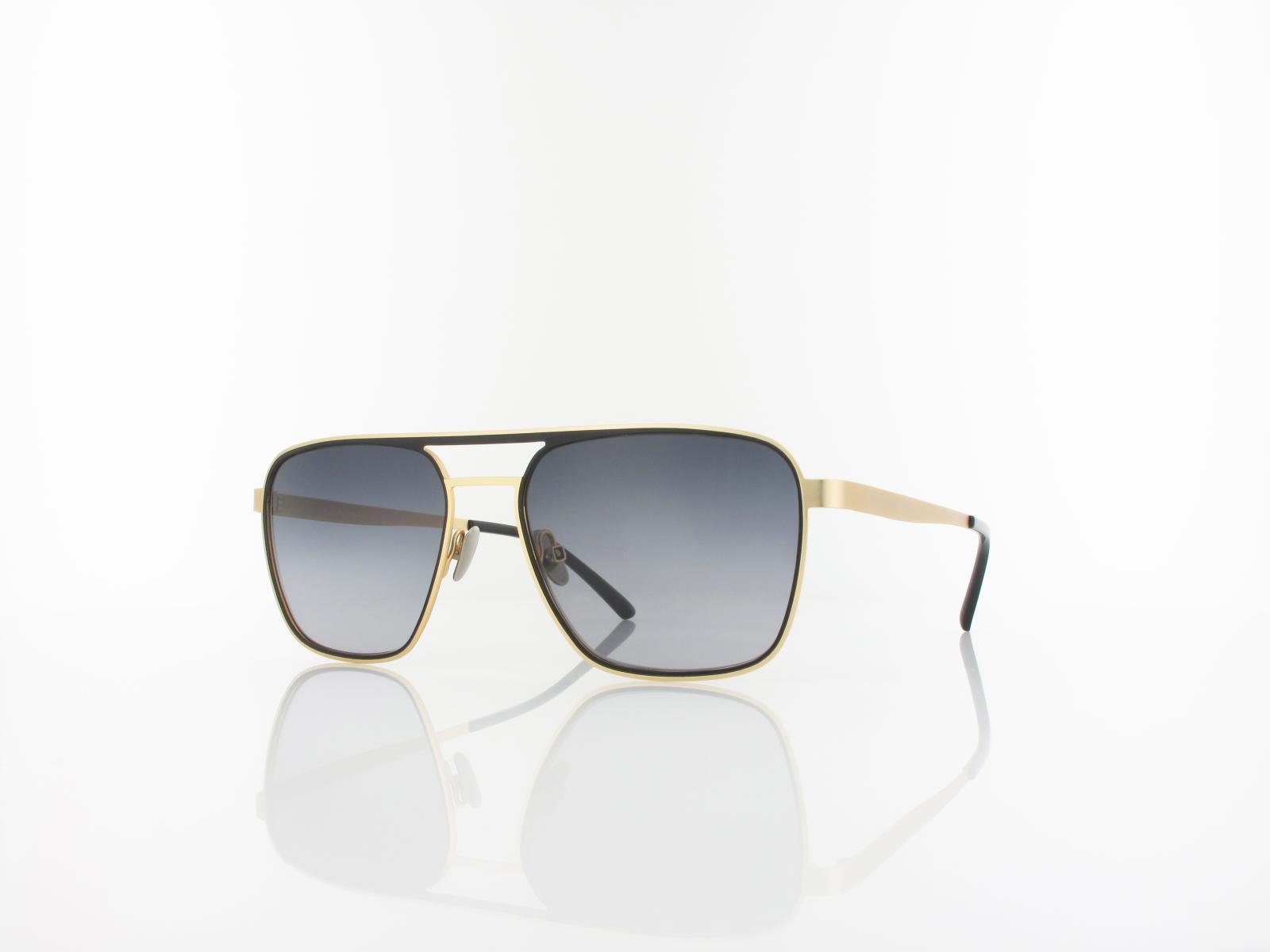 Brilando | Premium Sun S1270 55 | schwarz gold / verlauf grau