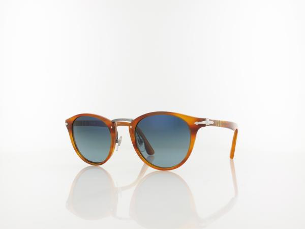 Persol | PO3108S 960/S3 49 | striped brown / polar gradient blue