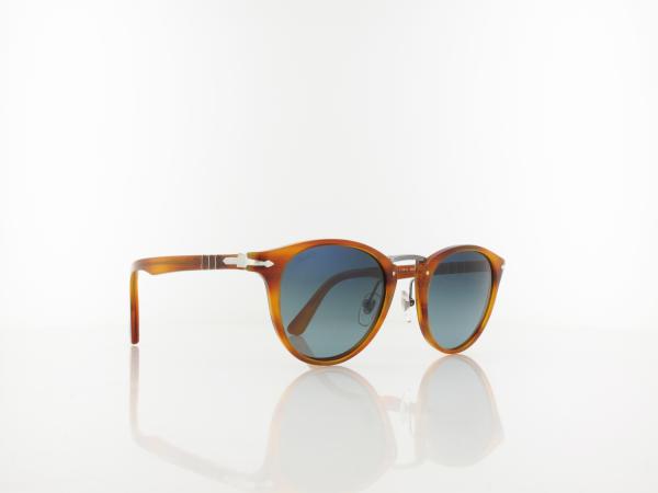 Persol | PO3108S 960/S3 49 | striped brown / polar gradient blue