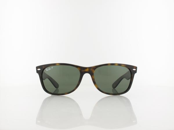 Ray Ban | New Wayfarer RB2132 902/58 55 | tortoise / crystal green polarized