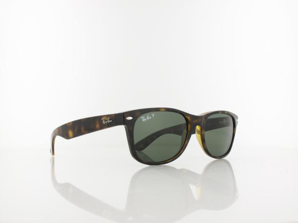 Ray Ban | New Wayfarer RB2132 902/58 55 | tortoise / crystal green polarized