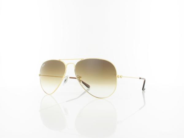 Ray Ban | Aviator Large Metal RB3025 001/51 58 | arista / crystal brown gradient