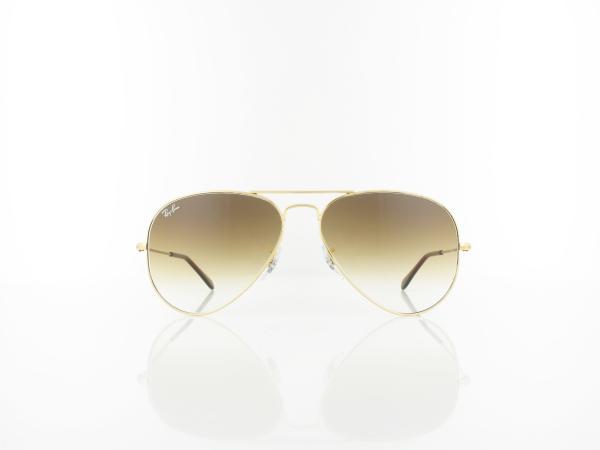 Ray Ban | Aviator Large Metal RB3025 001/51 58 | arista / crystal brown gradient