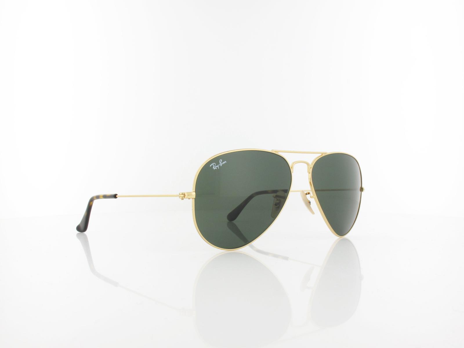 Ray Ban | Aviator Large Metal 181 58 | gold / crystal green
