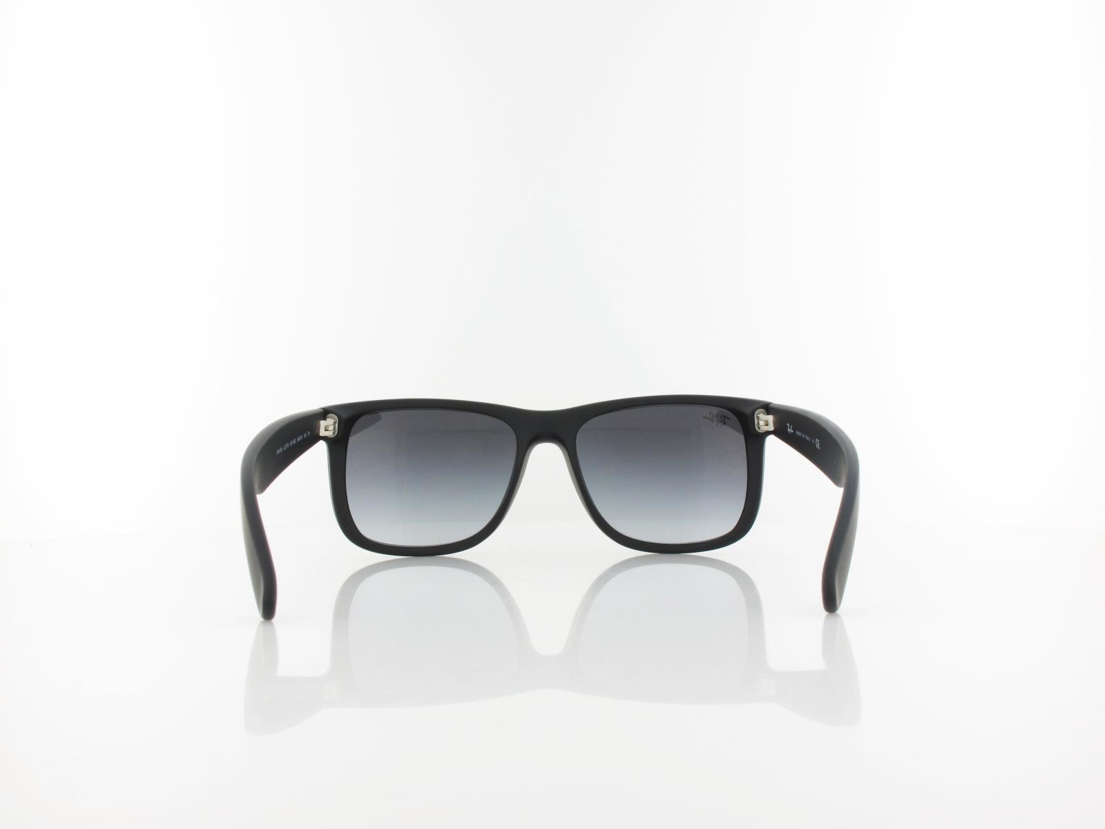 Ray Ban | Justin RB4165 601/8G 54 | rubber black / grey gradient