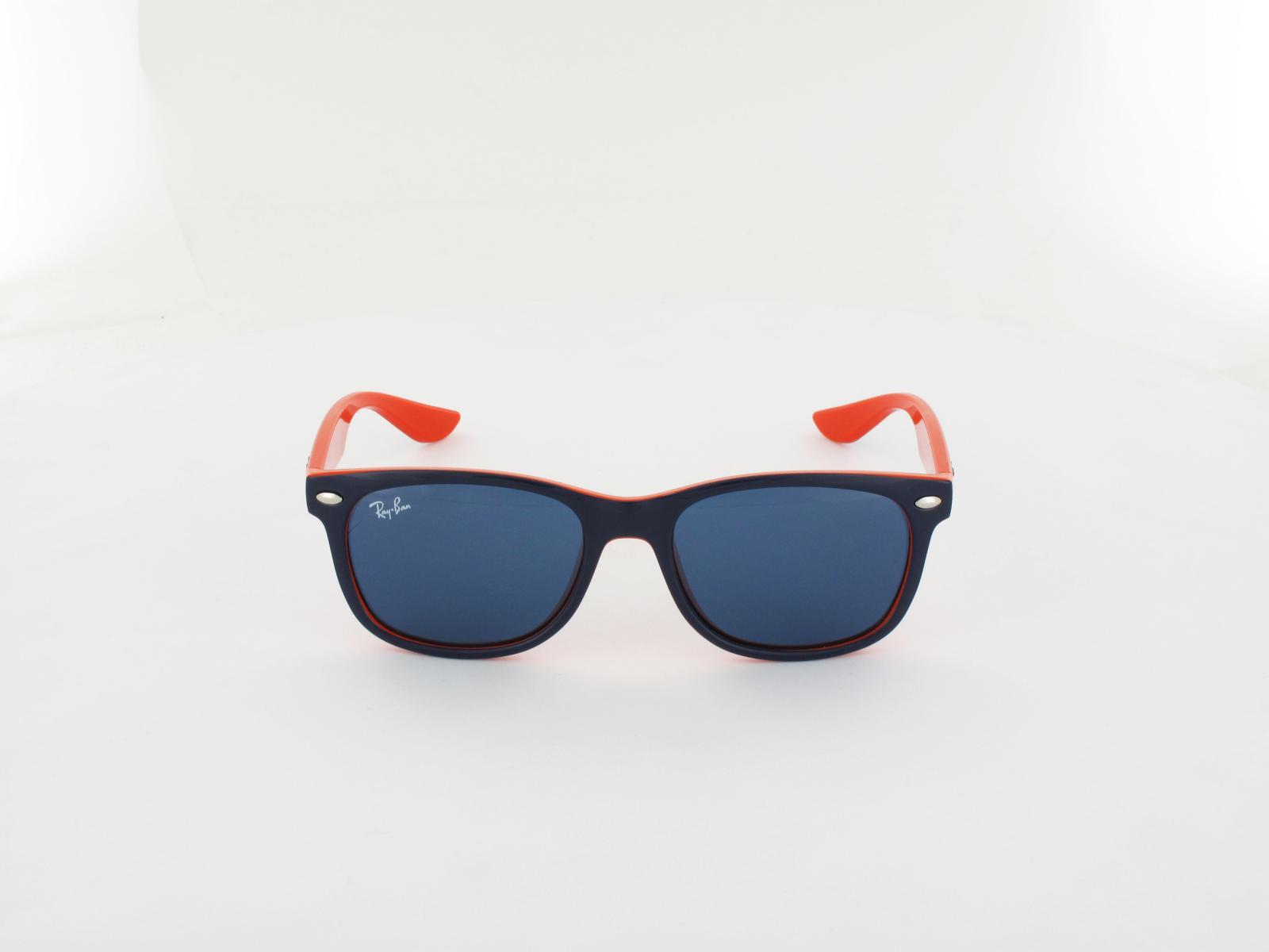 Ray Ban | New Wayfarer KIDS RJ9052S 178/80 47 | top blue on orange / blue