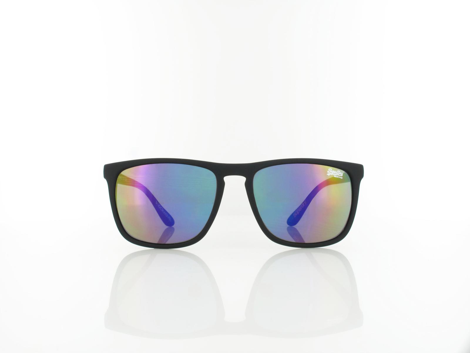 Superdry | Shockwave 127 55 | matte black rubber /  grey - violet mirror
