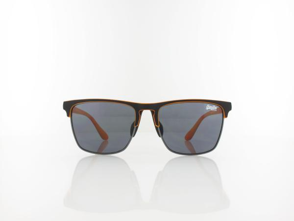 Superdry | Superflux 104 56 | matte black orange / solid smoke