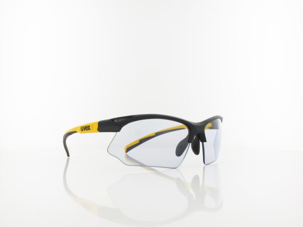 UVEX | sportstyle 802 V S530872 2601 70 | black mat sunbee / variomatic smoke