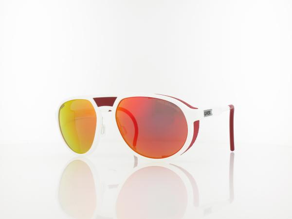 UVEX | mtn classic P  S533035 8830 59 | white matt / polavision mirror red