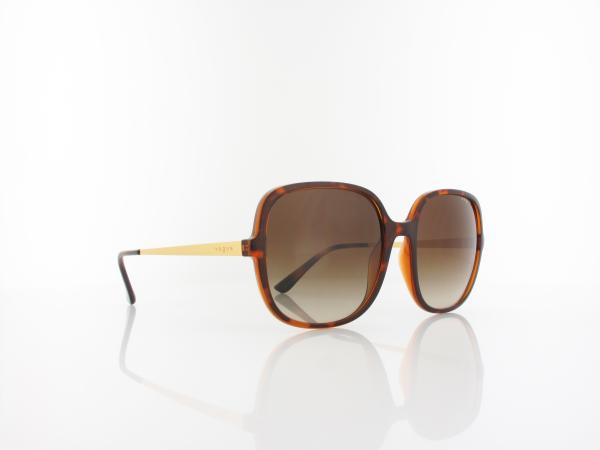 Vogue | VO5405S 238613 57 | top havana transparent brown / brown gradient