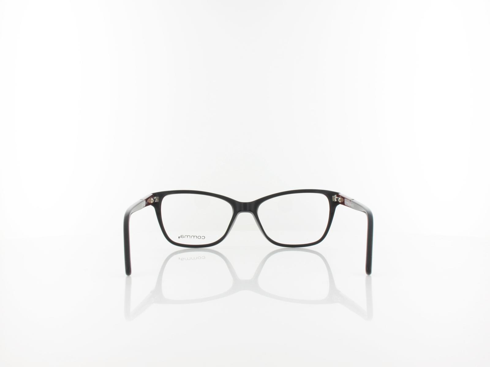 Comma | 70017 37 50 | shiny black dark red