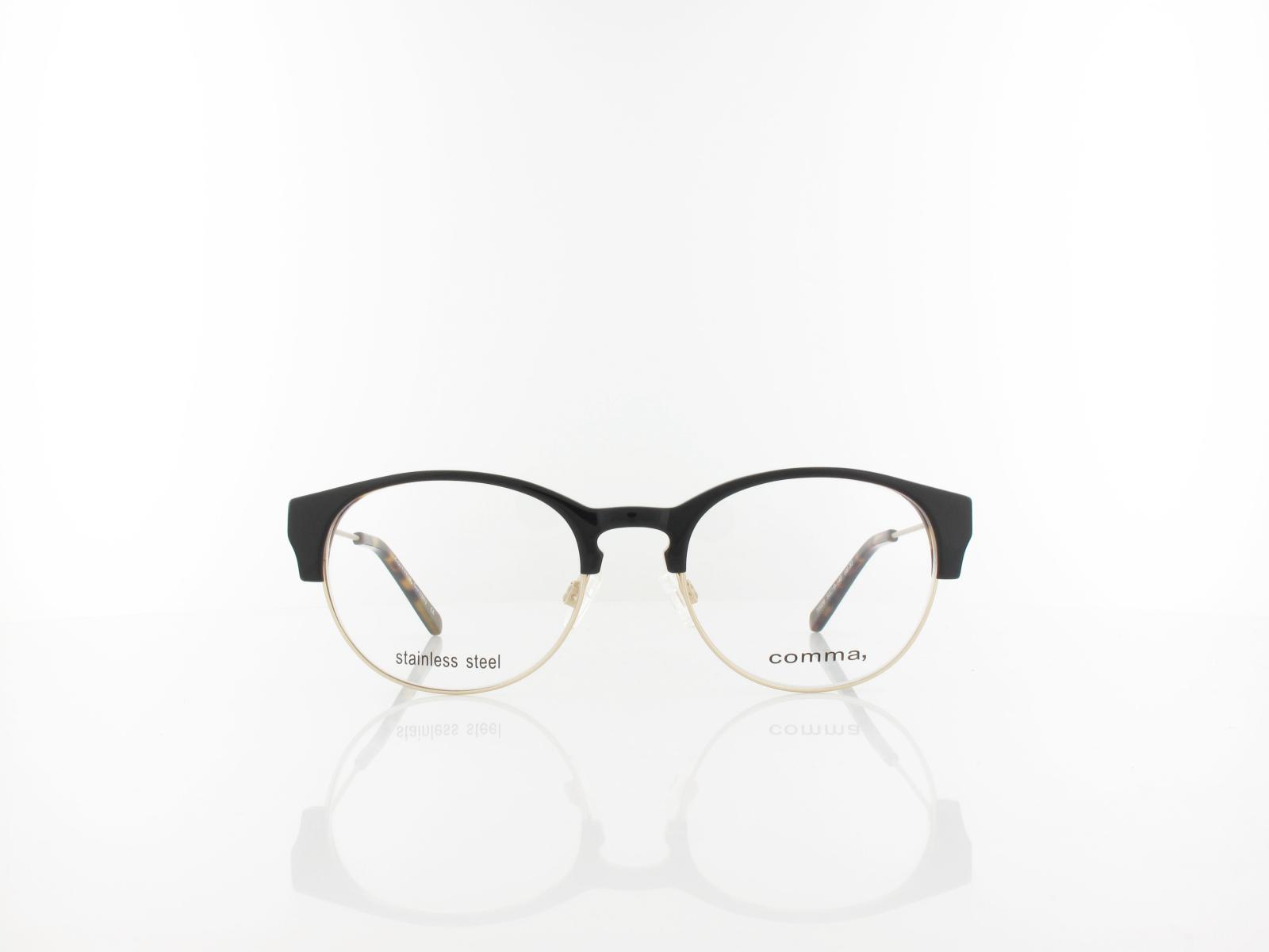 Comma | 70026 30 50 | shiny black light gold havana