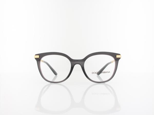 Dolce&Gabbana | DG3346 3246 50 | black transparent black