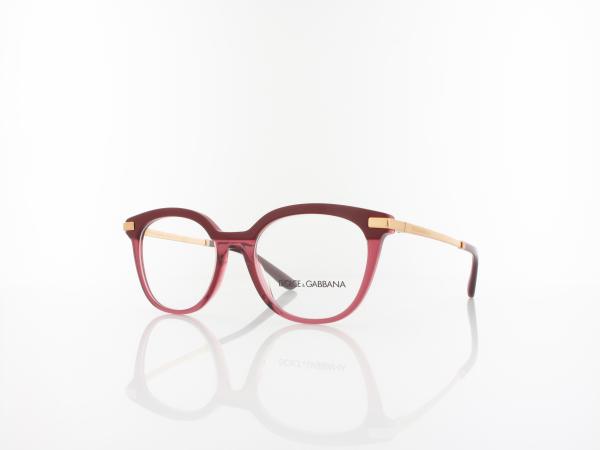 Dolce&Gabbana | DG3346 3247 50 | bordeaux transparent bordeaux
