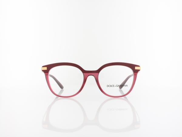 Dolce&Gabbana | DG3346 3247 50 | bordeaux transparent bordeaux